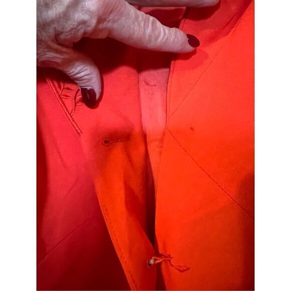 John Meyer Collection Women’s Size 24 Blazer Orange Workwear Cocktail Jacket - Picture 8 of 11
